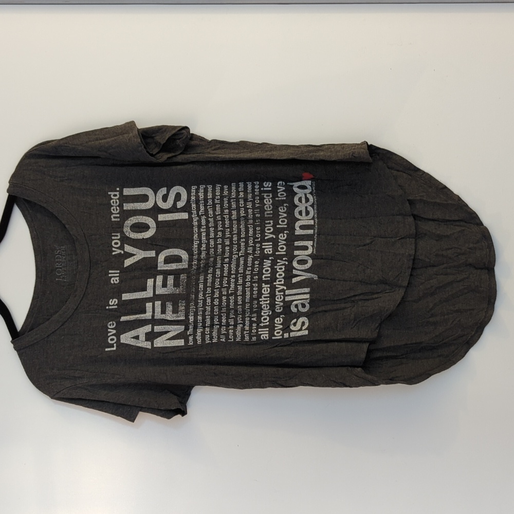 BEATLES All You Need Is Love Shirt Size Small